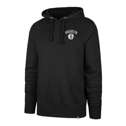 Brooklyn Nets '47 2025/26 City Edition Jab Step Headline Hoodie - Black | 47 brand for sale