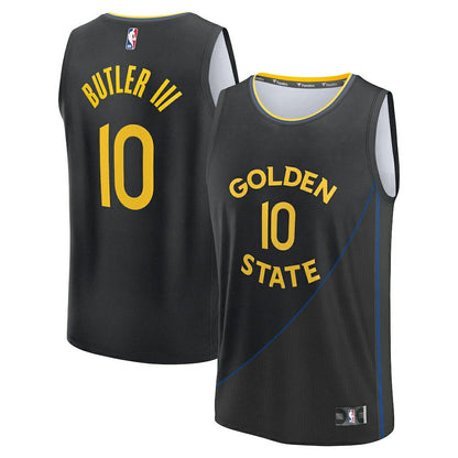 Jimmy Butler III Golden State Warriors Fast Break Replica Player Jersey sale - Statement Editi- Black | Fanatics for sale
