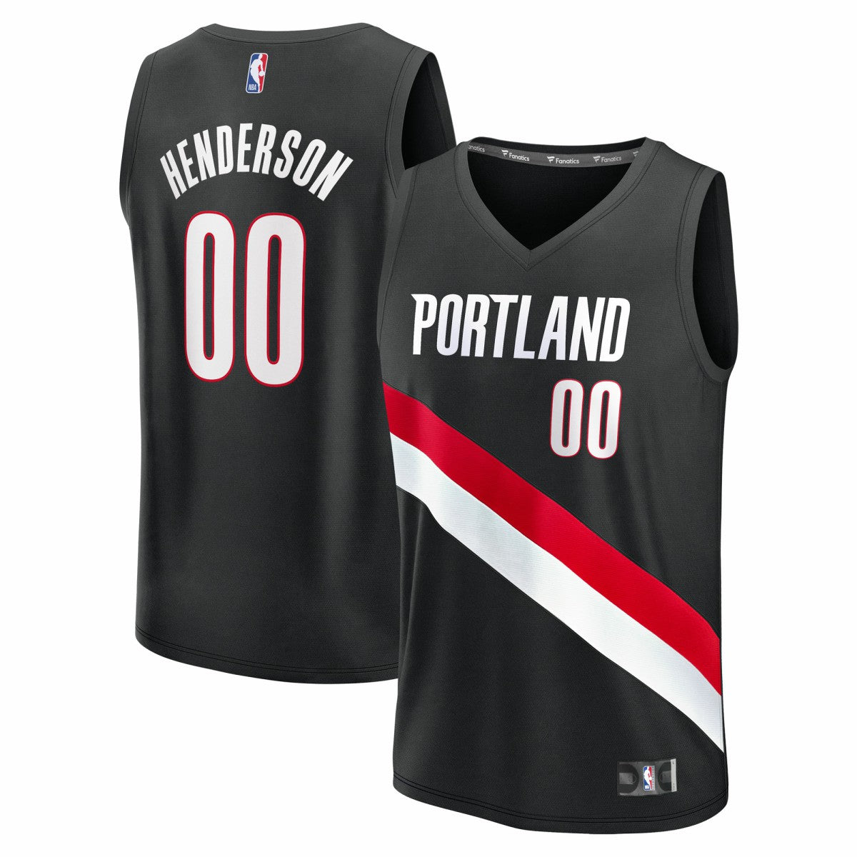 Scoot Henderson Portland Trail Blazers Youth Fast Break Replica Player Jersey - Icon Edition - Black | Fanatics outlet