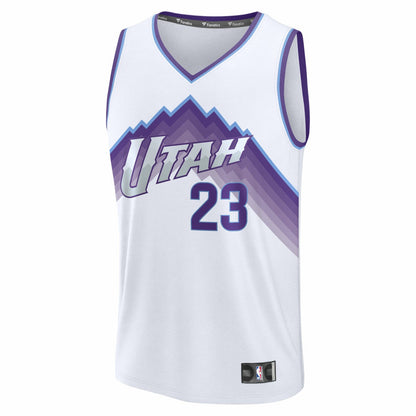 Lauri Markkanen Utah Jazz Fast Break Replica Jersey - Association Edition - White | Fanatics sale