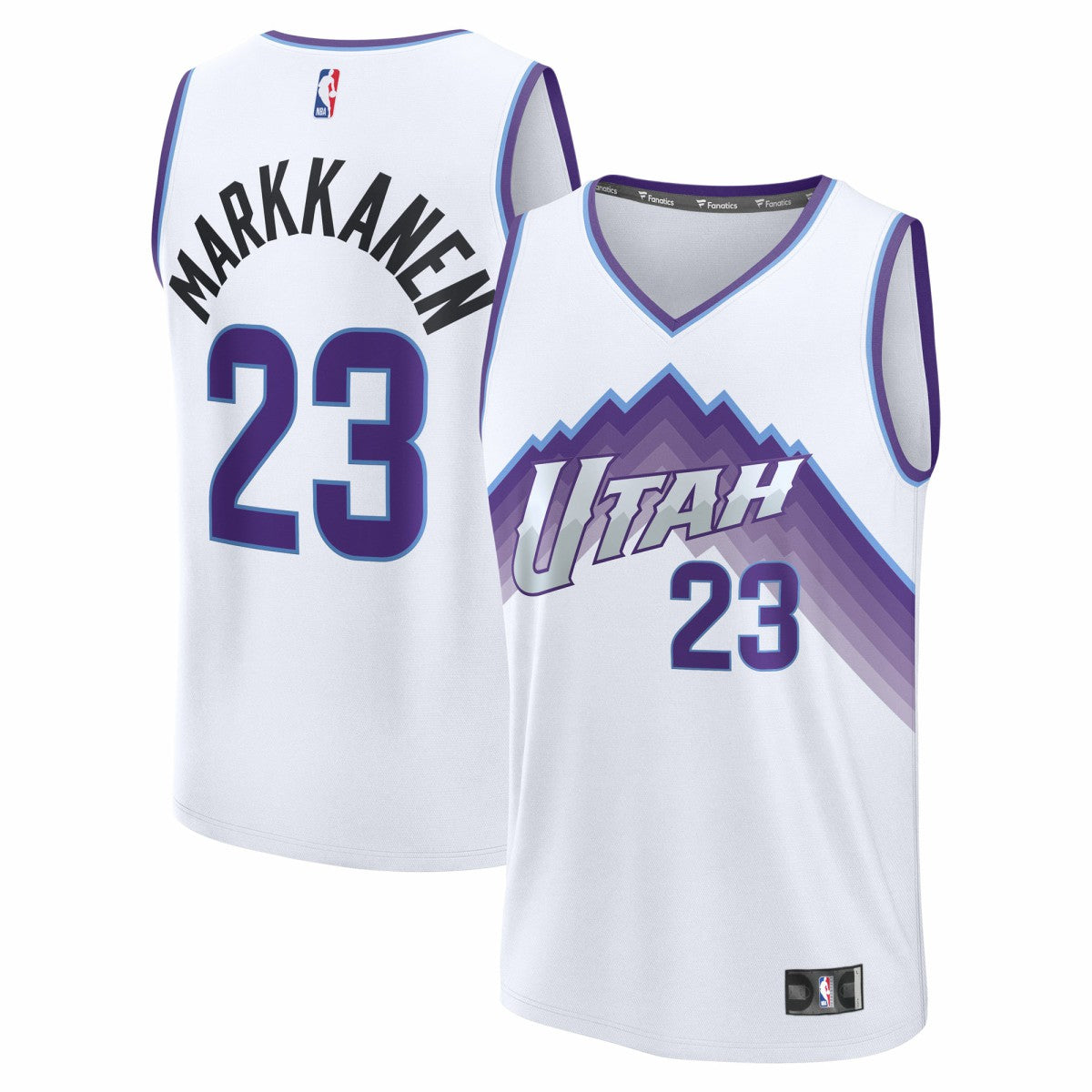 Lauri Markkanen Utah Jazz Youth Fast Break Replica Jersey - Association Edition - White | Fanatics for sale
