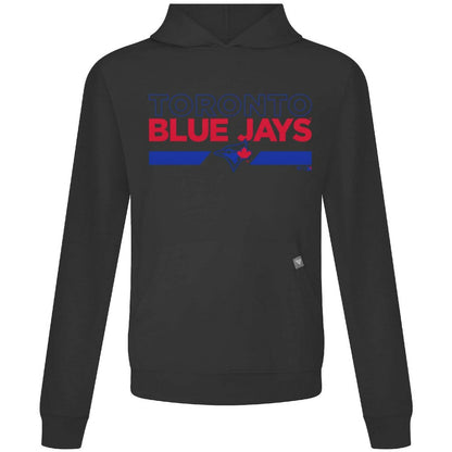 Toronto Blue Jays Levelwear City Connect Relay No Hitter Pullover Hoodie - Black