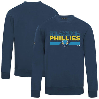 Philadelphia Phillies Levelwear City Connect Zane No Hitter Pullover Sweatshirt - Navy