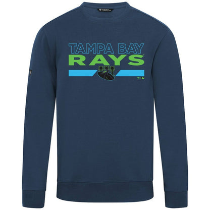 Tampa Bay Rays Levelwear City Connect Zane No Hitter Pullover Sweatshirt - Navy