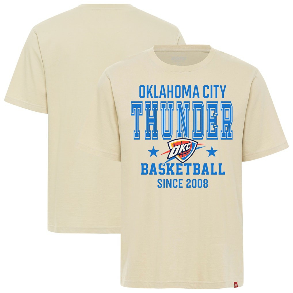 Oklahoma City Thunder Sportiqe Unisex Duke Premium T-Shirt - Cream sale