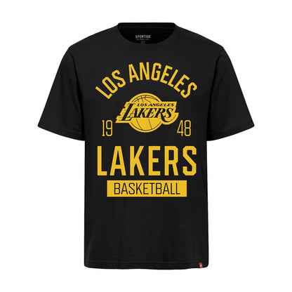 Los Angeles Lakers Sportiqe Unisex Duke Premium T-Shirt - Black online