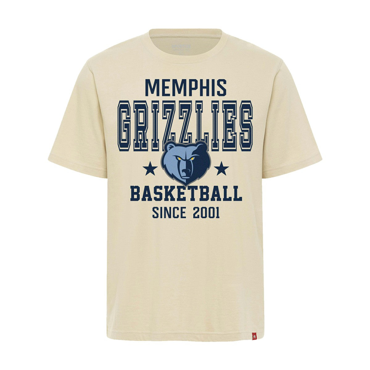 Memphis Grizzlies Sportiqe Unisex Duke Premium T-Shirt - Cream online