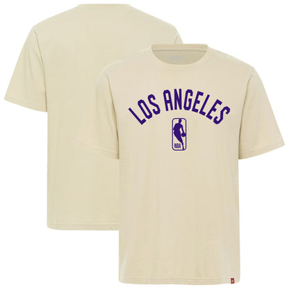 Los Angeles Lakers Sportiqe Unisex Duke Premium T-Shirt - Cream online