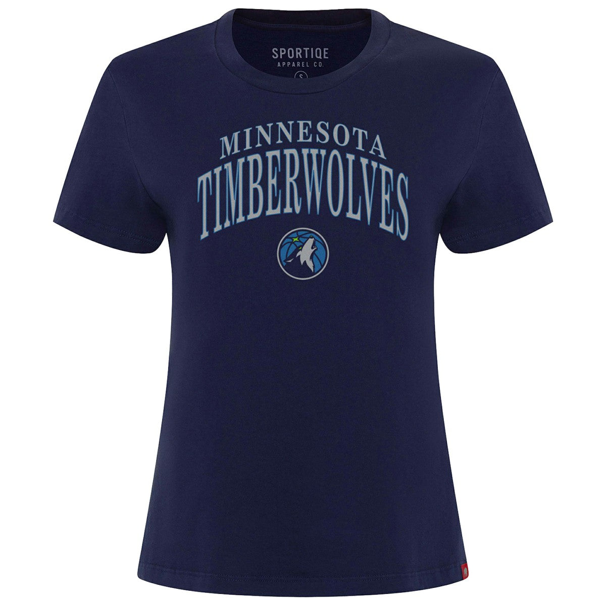 Minnesota Timberwolves Sportiqe Women's Arcadia Boxy T-Shirt - Navy sale