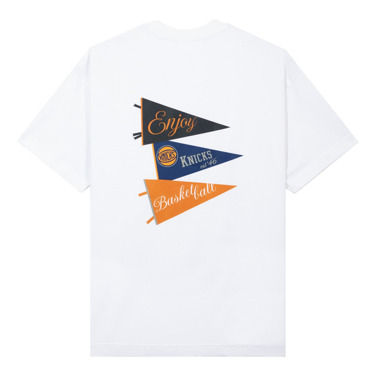 Enjoy Basketball x New York Knicks Unisex Hoop Enthusiast Capsule Collection T-Shirt - White sale