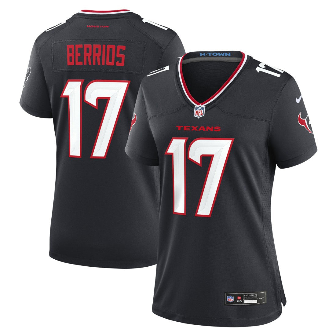 Braxton Berrios Houston Texans Women's Team Game Jersey - Navy | Nike cheap