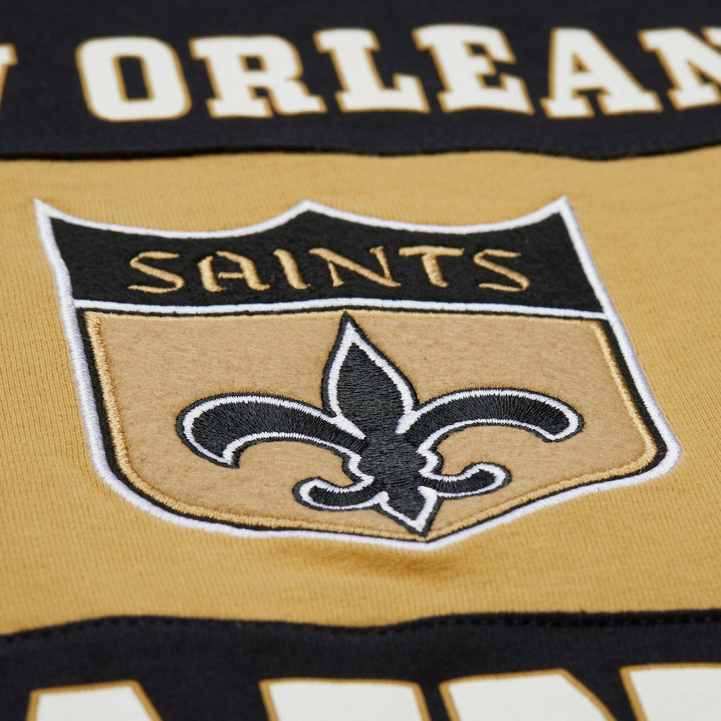 New Orleans Saints Retro Colorblock Tank Top - Black on sale
