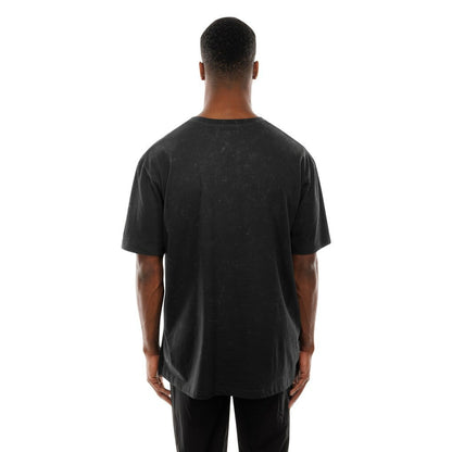 Minnesota Vikings New Era Retro Logo Enzyme Washed Oversized T-Shirt - Black on sale