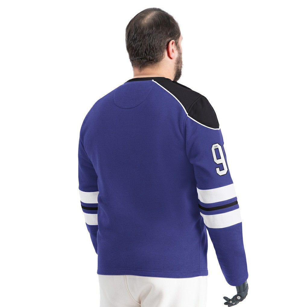 Baltimore Ravens G-III Sports by Carl Banks Adaptive Lord Stanley Crewneck Sweatshirt - Purple discount