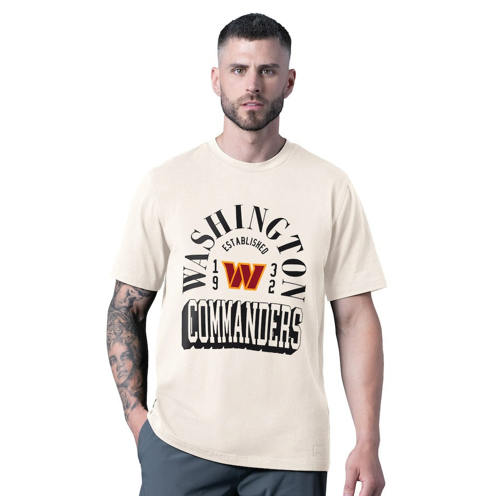 Washington Commanders MSX by Michael Strahan Whiteout Vintage T-Shirt - White on sale