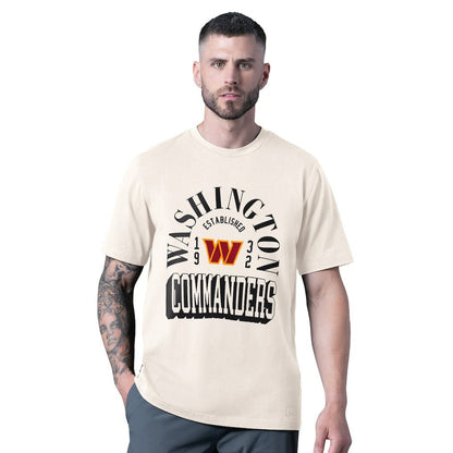 Washington Commanders MSX by Michael Strahan Whiteout Vintage T-Shirt - White on sale