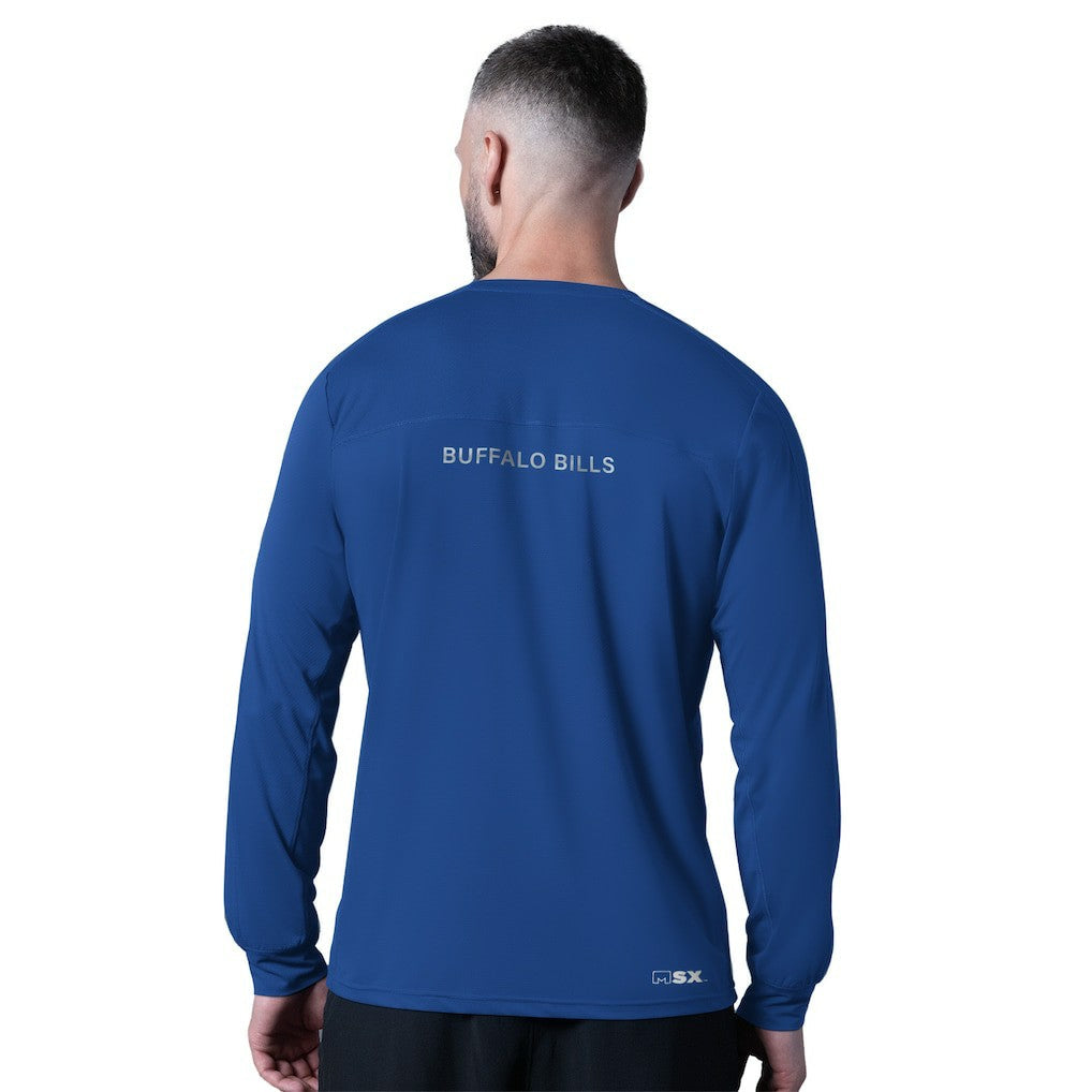 Buffalo Bills MSX by Michael Strahan Forward Long-Sleeve T-Shirt - Royal outlet