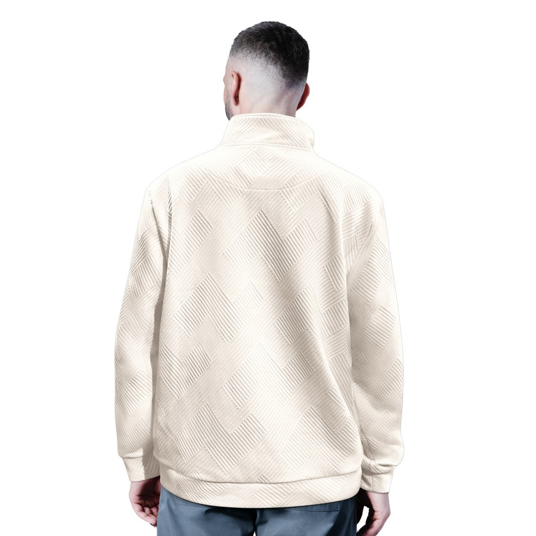 Green Bay Packers MSX by Michael Strahan Cross Training Half-Zip Pullover - White on sale