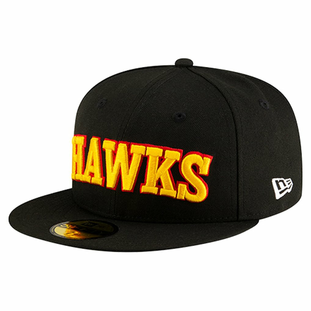 Atlanta Hawks Statement Edition Jersey Hook 59Fifty Fitted Hat - Black | New Era for sale