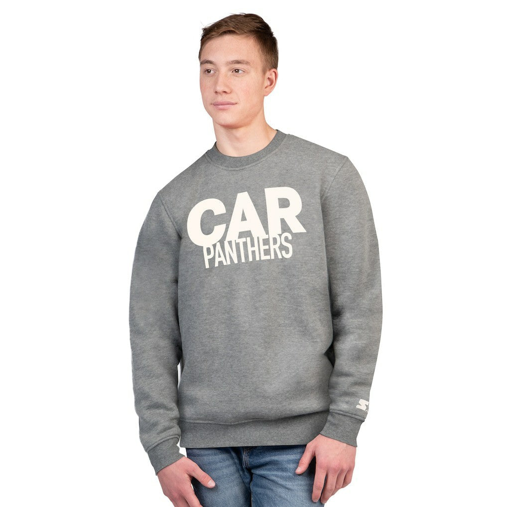 Carolina Panthers Starter Assist Sweatshirt - Charcoal on sale