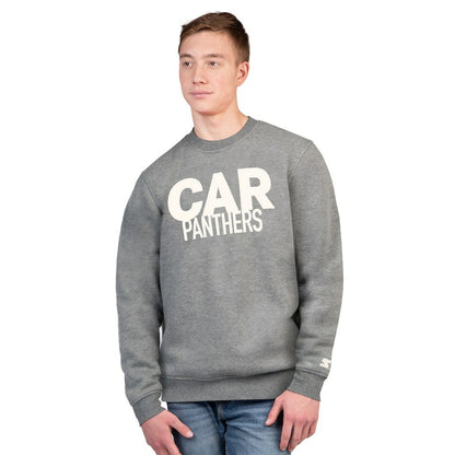 Carolina Panthers Starter Assist Sweatshirt - Charcoal on sale