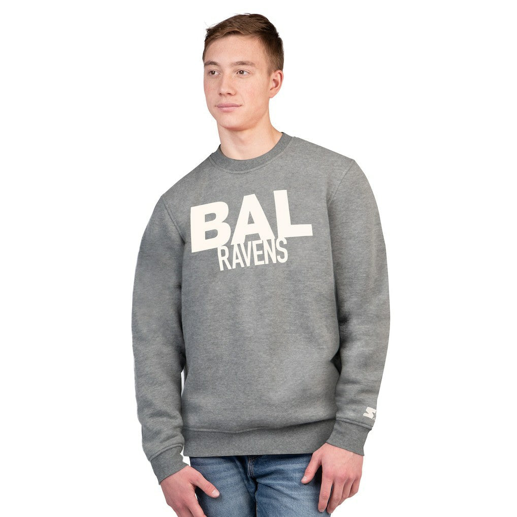 Baltimore Ravens Starter Assist Sweatshirt - Charcoal for sale