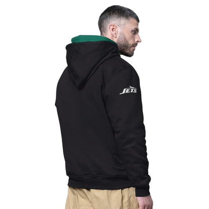 New York Jets Starter Big Shot Full-Zip Double Hoodie - Black discount