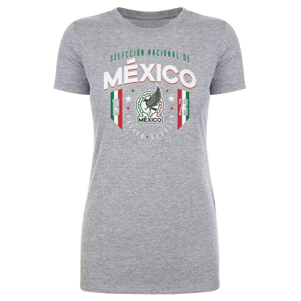 Mexico National Team 500 Level Women's 1923 T-Shirt - Heather Gray sale