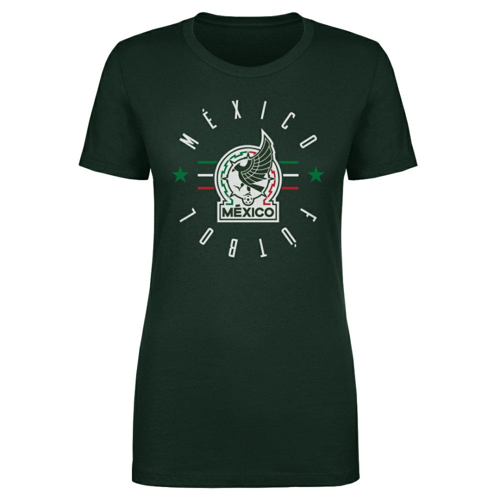 Mexico National Team 500 Level Women's Futbol T-Shirt - Forest Green for sale
