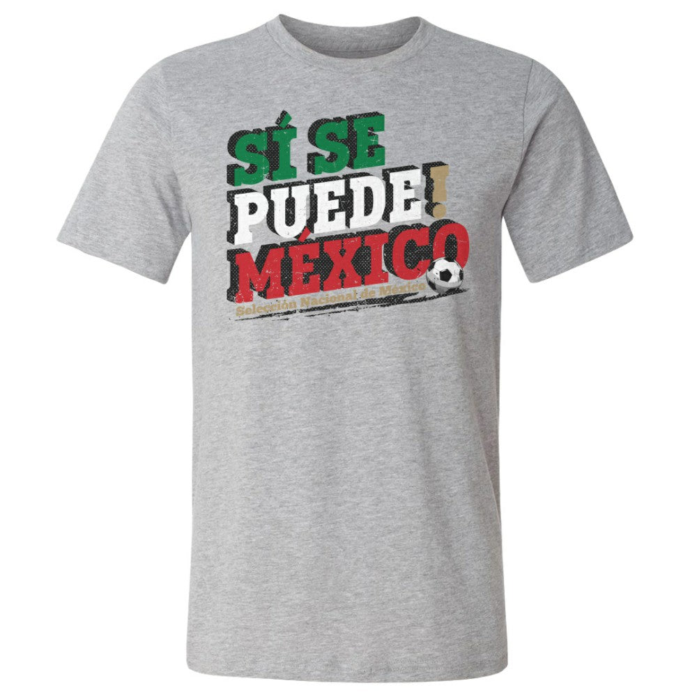 Mexico National Team 500 Level Si Se Puede T-Shirt - Heather Gray cheap