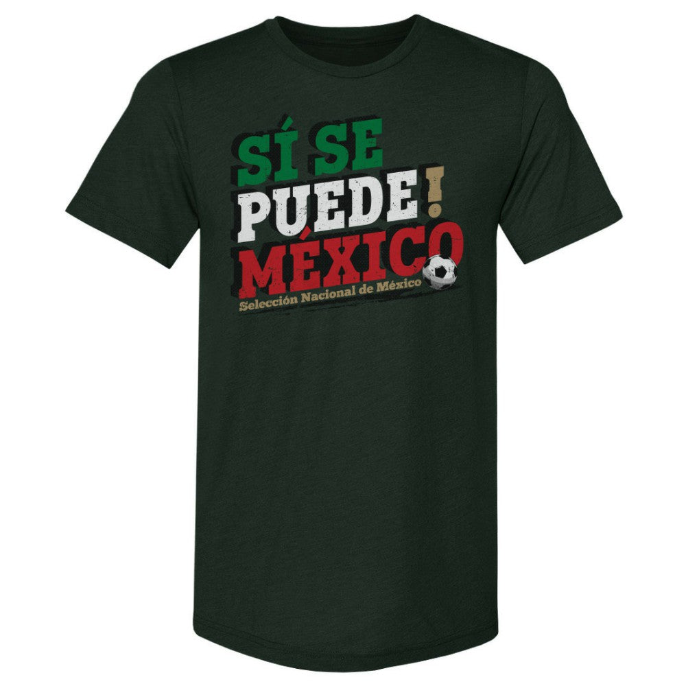 Mexico National Team 500 Level Si Se Puede Premium Tri-Blend T-Shirt - Forest Green cheap