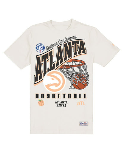 Atlanta Hawks Oversized City Edition Remix Vintage T-Shirt - Cream | New Era outlet