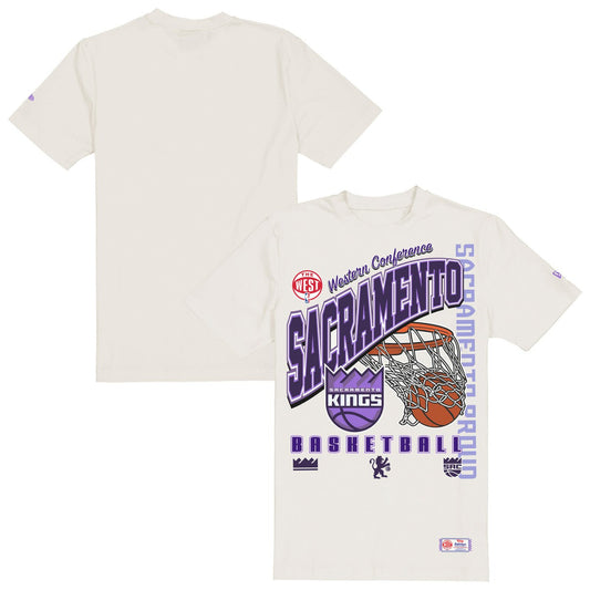 Sacramento Kings Oversized City Edition Remix Vintage T-Shirt - Cream | New Era on sale