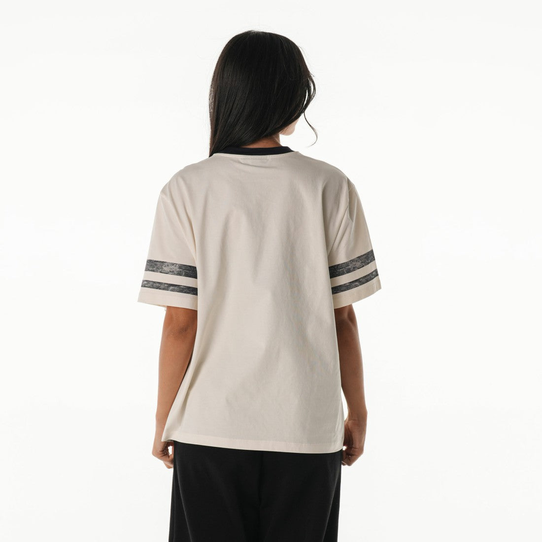 Seattle Seahawks The Wild Collective Women's Vintage Drop Shoulder Oversized Boyfriend T-Shirt - Cream on sale