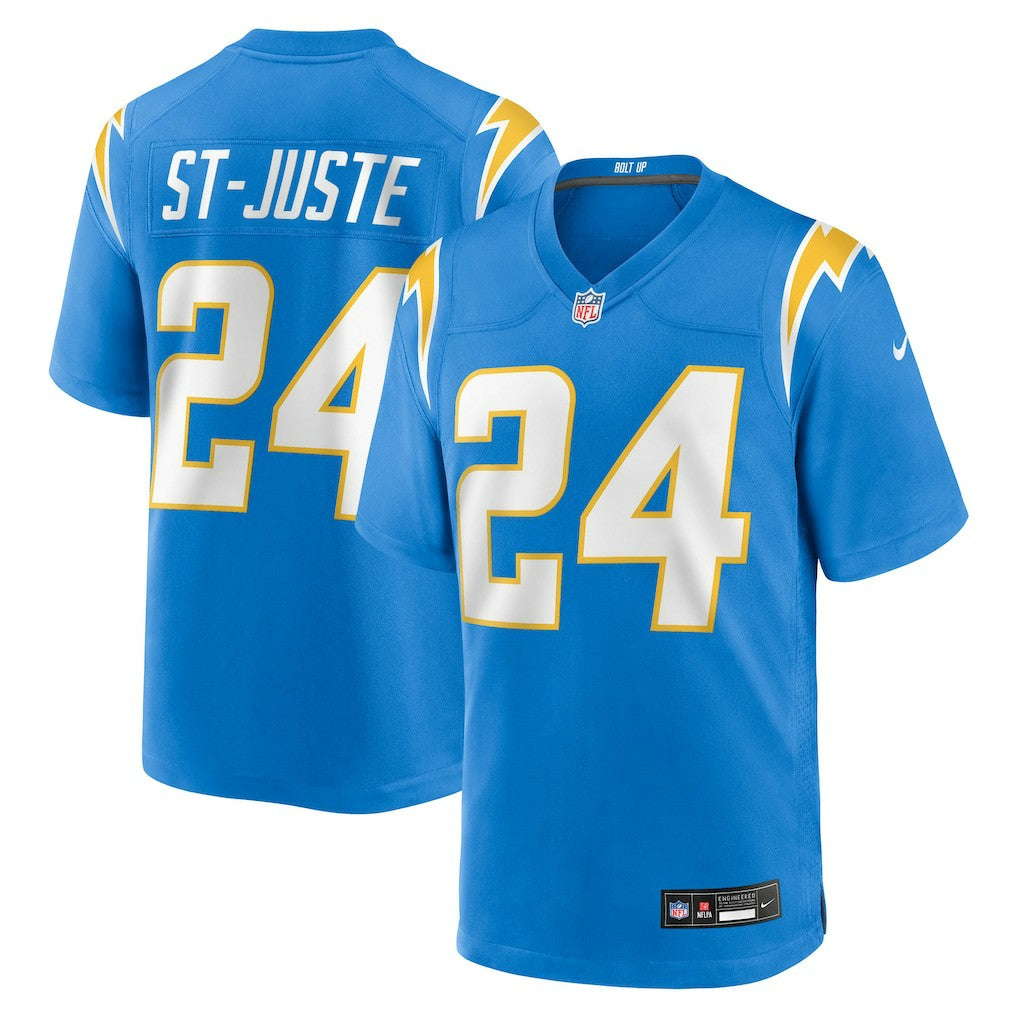 Benjamin St-Juste Los Angeles Chargers Team Game Jersey - Powder Blue | Nike for sale