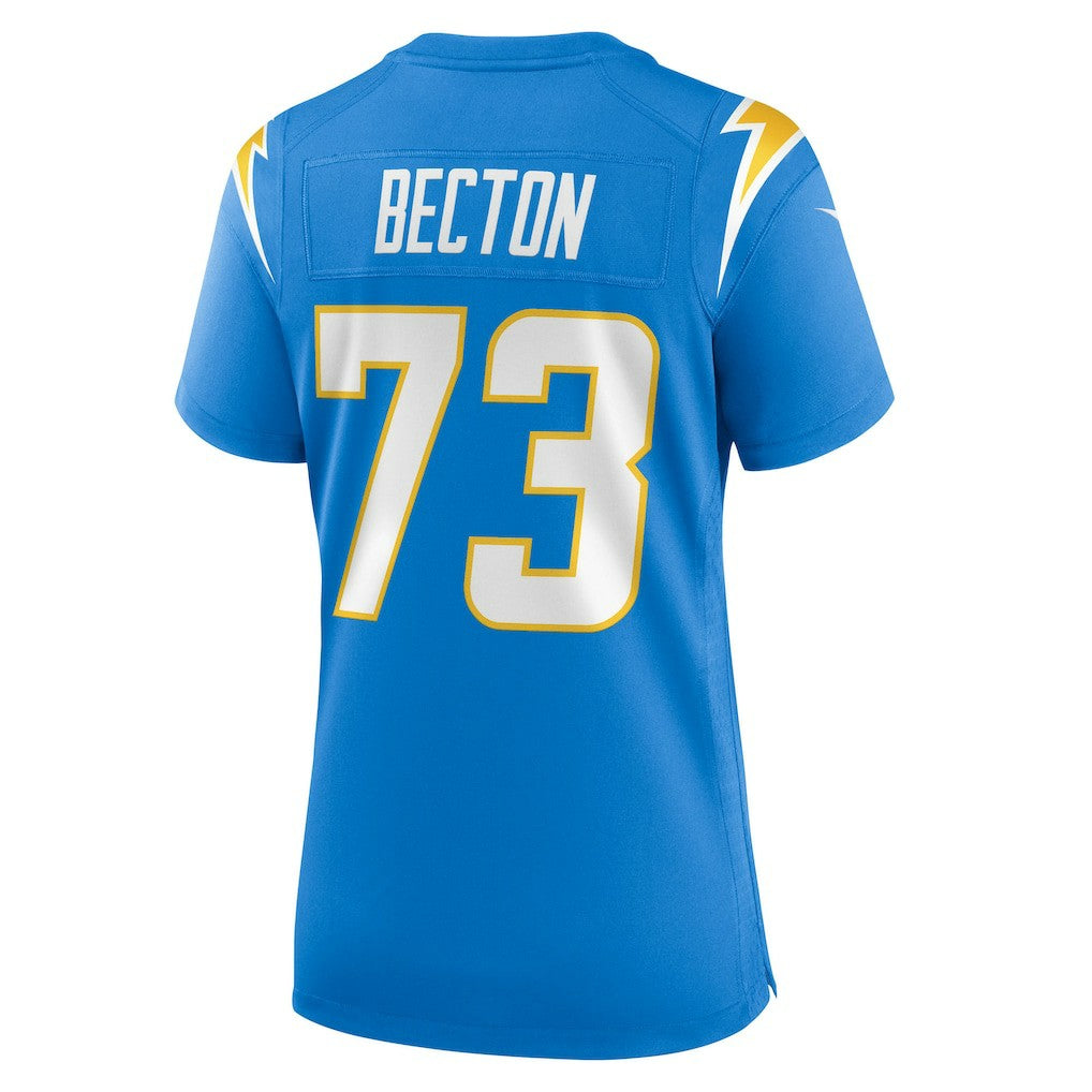 Mekhi Becton Los Angeles Chargers Women's Team Game Jersey - Powder Blue | Nike cheap