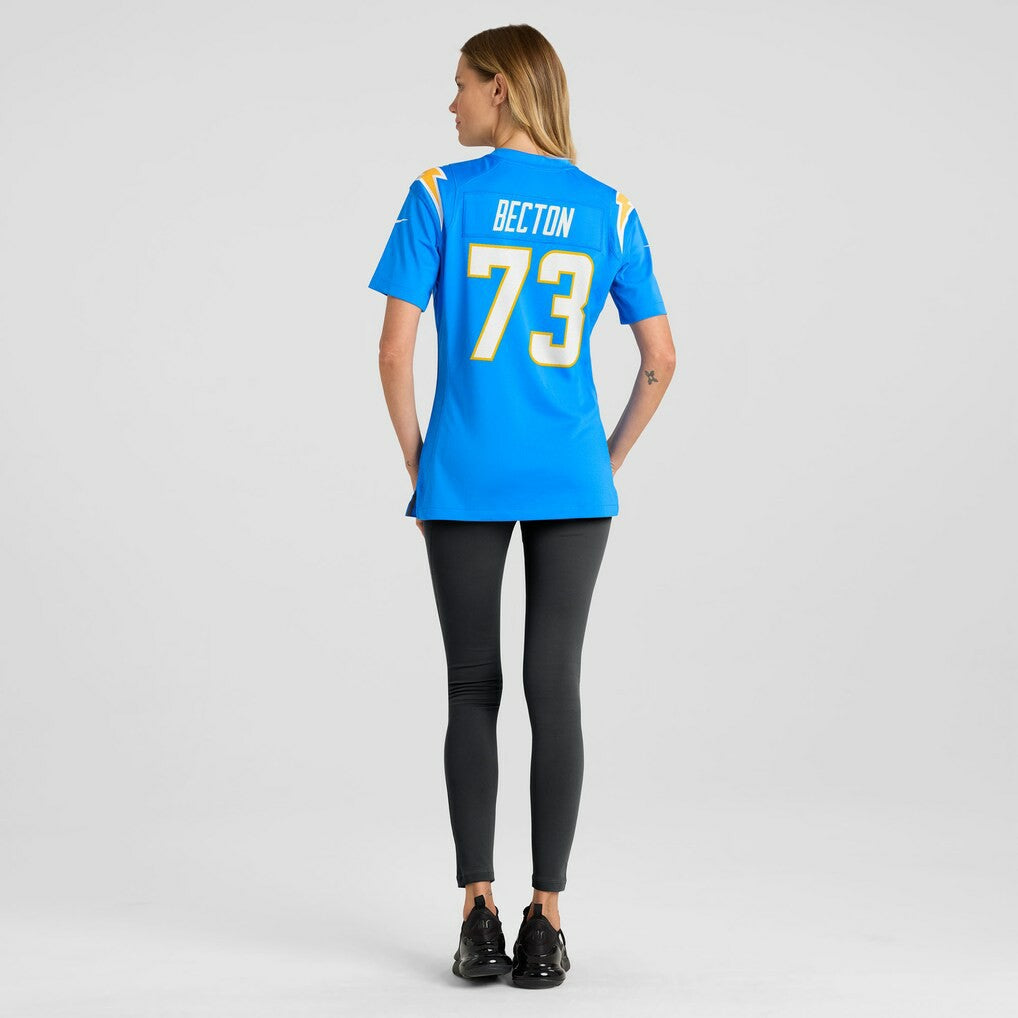 Mekhi Becton Los Angeles Chargers Women's Team Game Jersey - Powder Blue | Nike cheap
