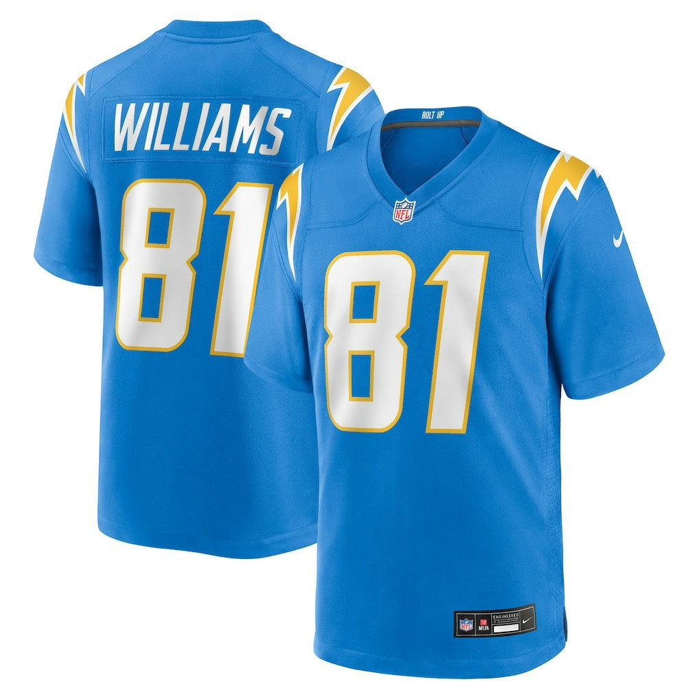 Mike Williams Los Angeles Chargers Team Game Jersey - Powder Blue | Nike outlet