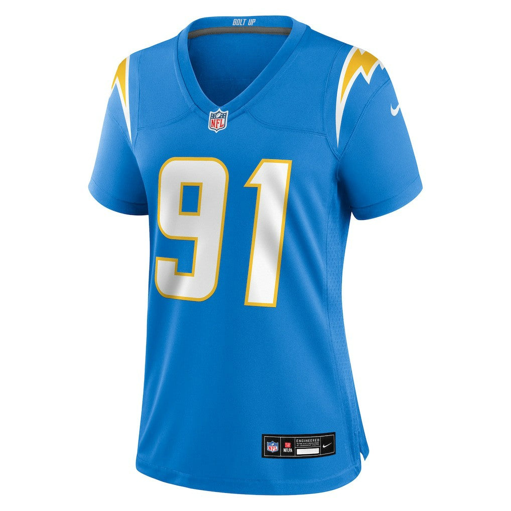 Da'Shawn Hand Los Angeles Chargers Women's Team Game Jersey - Powder Blue | Nike online