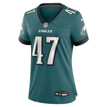 Charley Hughlett Philadelphia Eagles Women's Team Game Jersey - Midnight Green | Nike sale