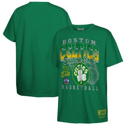 Boston Celtics Youth 2025 NBA Playoffs Retro Monumental T-Shirt - Kelly Green | Mitchell & Ness sale