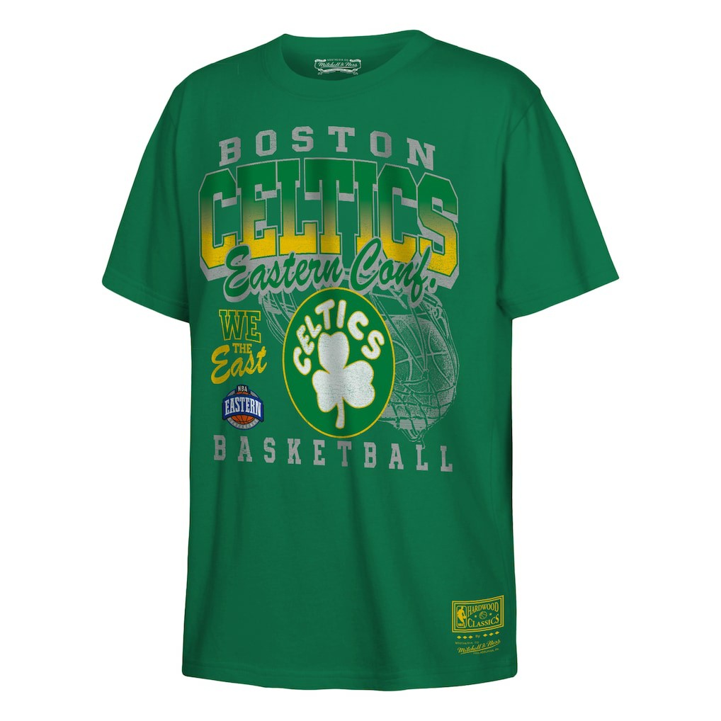 Boston Celtics Youth 2025 NBA Playoffs Retro Monumental T-Shirt - Kelly Green | Mitchell & Ness sale