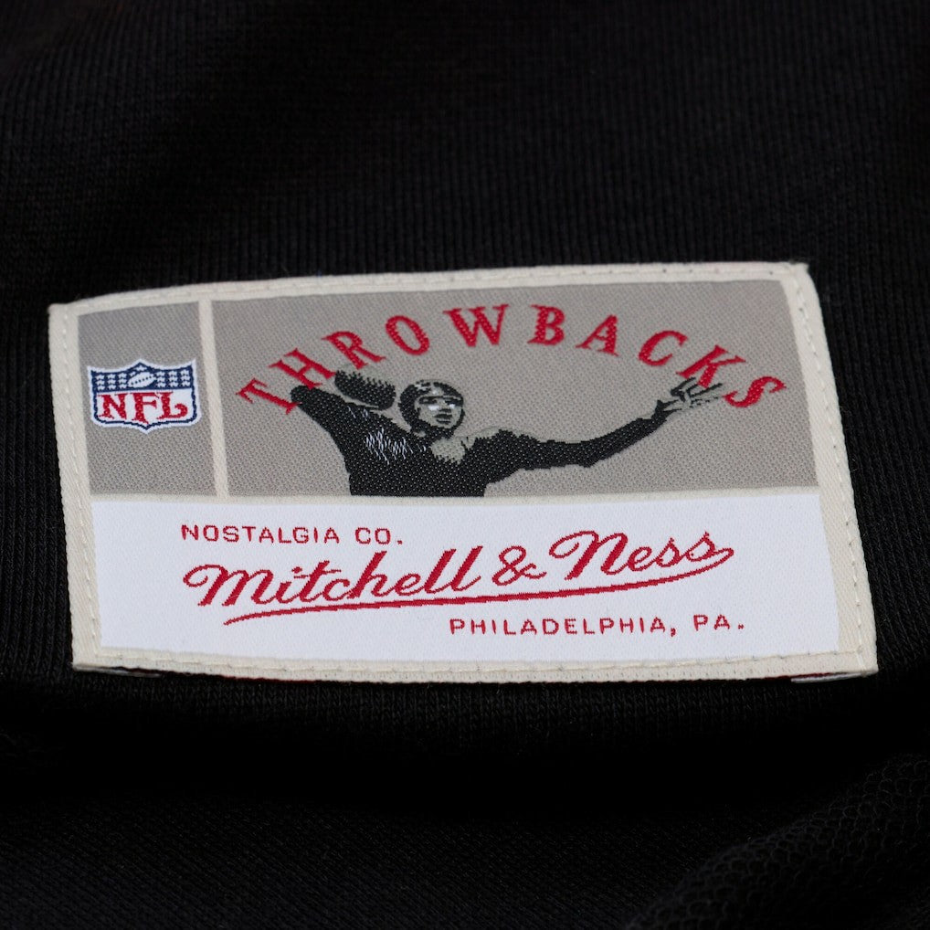 New Orleans Saints Women's Cropped Long Sleeve Rugby Polo - Black on sale