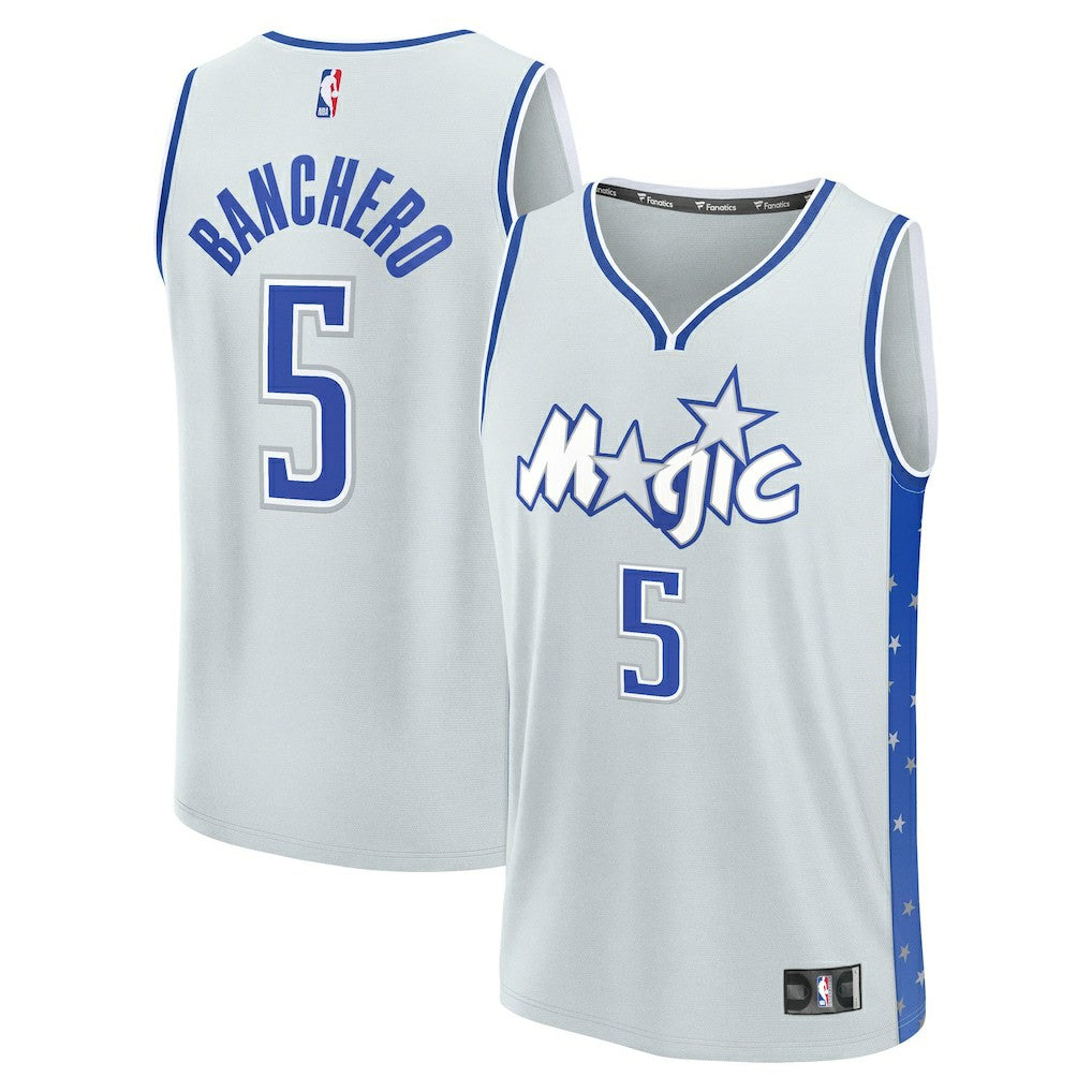 Paolo Banchero Orlando Magic 2025/26 City Edition Fast Break Jersey - Silver | Fanatics discount