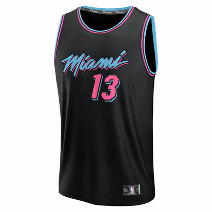 Bam Adebayo Miami Heat Youth 2025/26 City Edition Fast Break Jersey - Black | Fanatics on sale