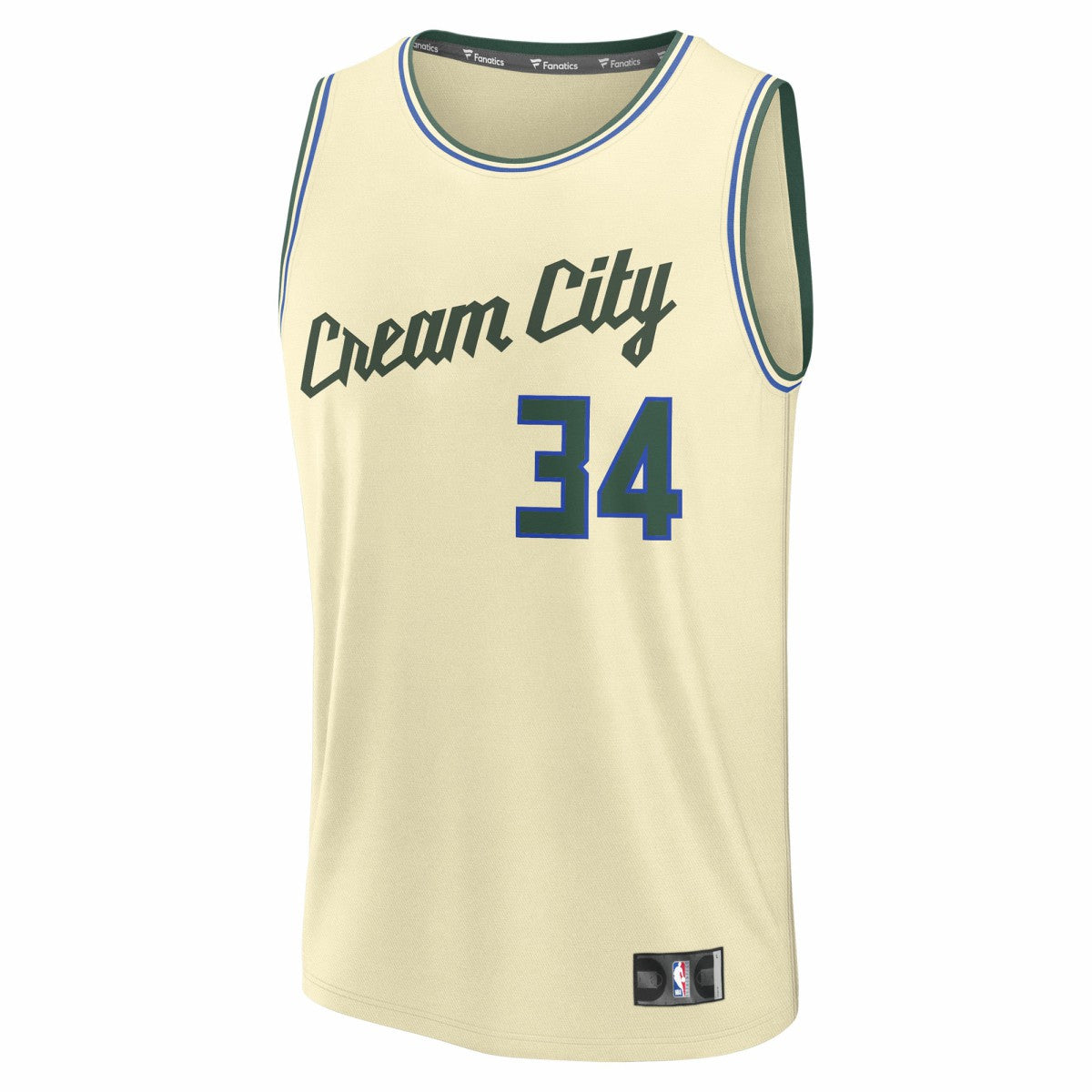 Giannis Antetokounmpo Milwaukee Bucks Youth 2025/26 City Edition Fast Break Jersey - Cream | Fanatics cheap
