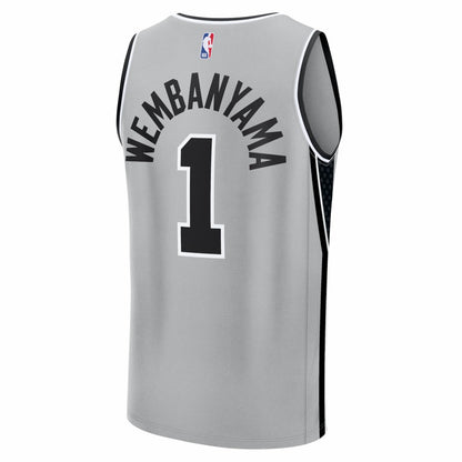 Victor Wembanyama San Antonio Spurs Fast Break Jersey - Statement Edition - Silver | Fanatics online