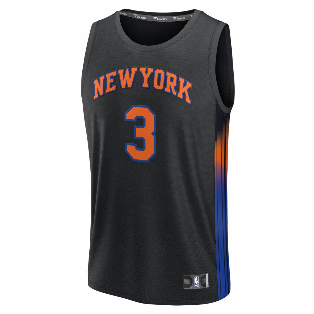 Josh Hart New York Knicks Fast Break Jersey - Statement Edition - Black | Fanatics online