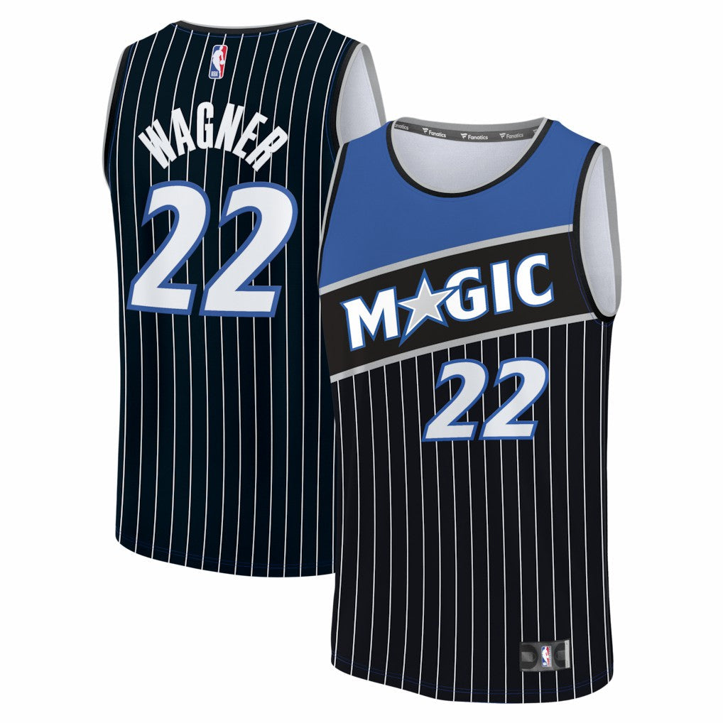 Franz Wagner Orlando Magic Youth Fast Break Jersey - Statement Edition - Black | Fanatics shop