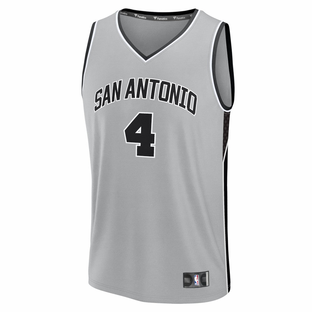 De'Aaron Fox San Antonio Spurs Youth Fast Break Jersey - Statement Edition - Silver | Fanatics discount